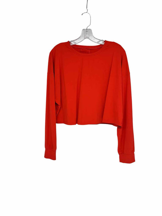 Lululemon Muscle Love Long Sleeve Orange Size 12