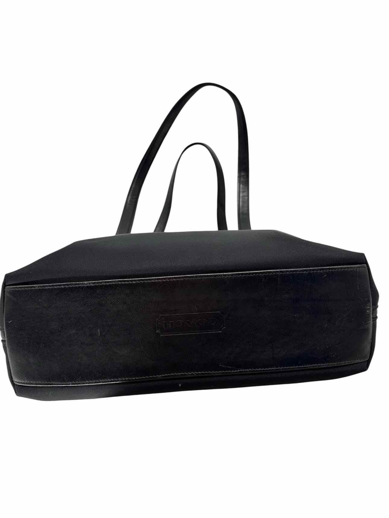 Coach Black Vintage Twill Nylon Shoulder Bag