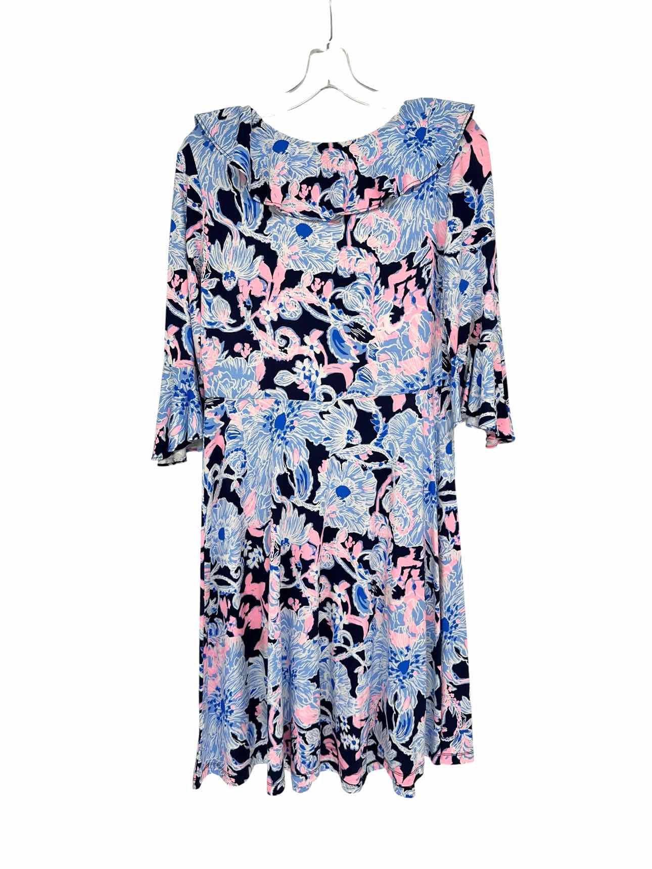 Lilly Pulitzer Stirling Dress in Bright Navy Amore Please Size M