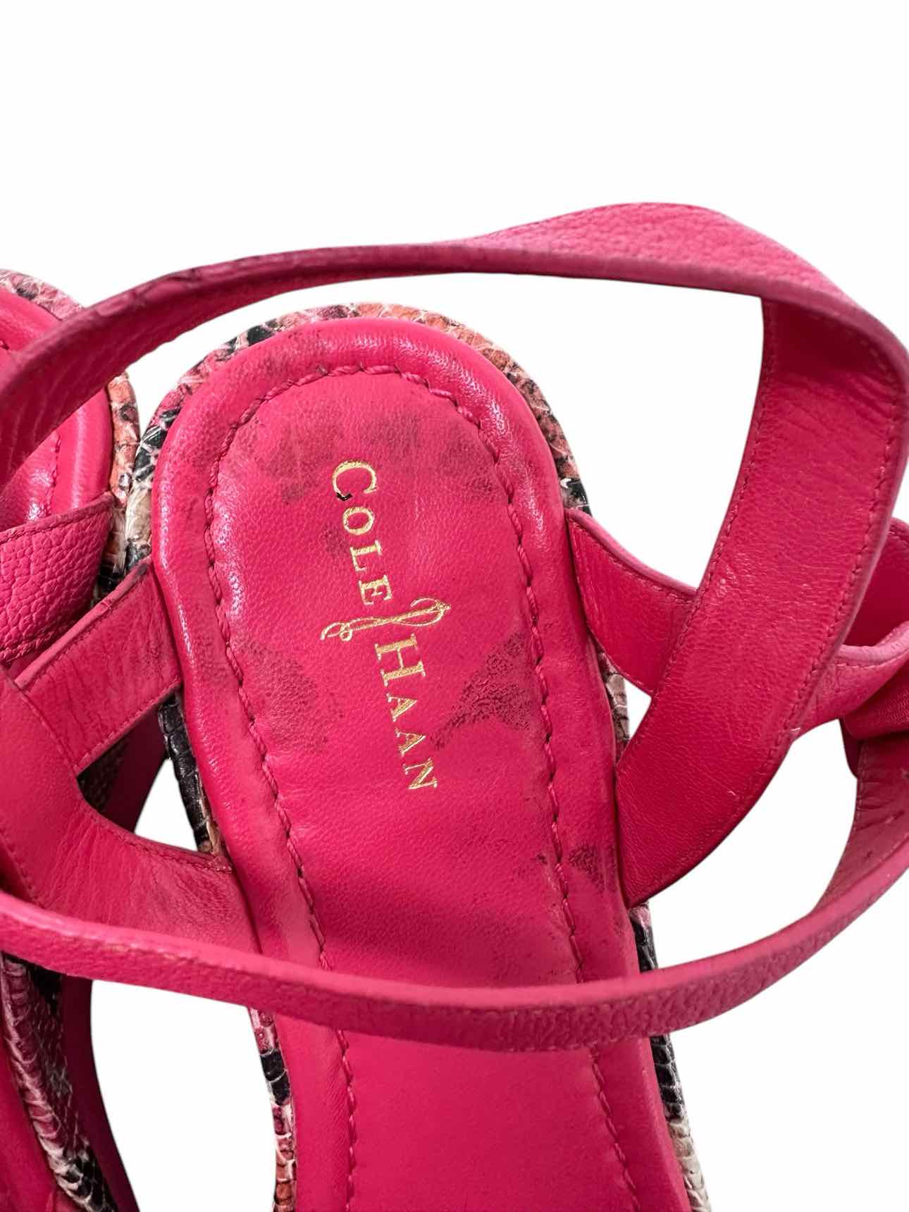 Cole Haan Pink Platform Wedge Shoe Size 9