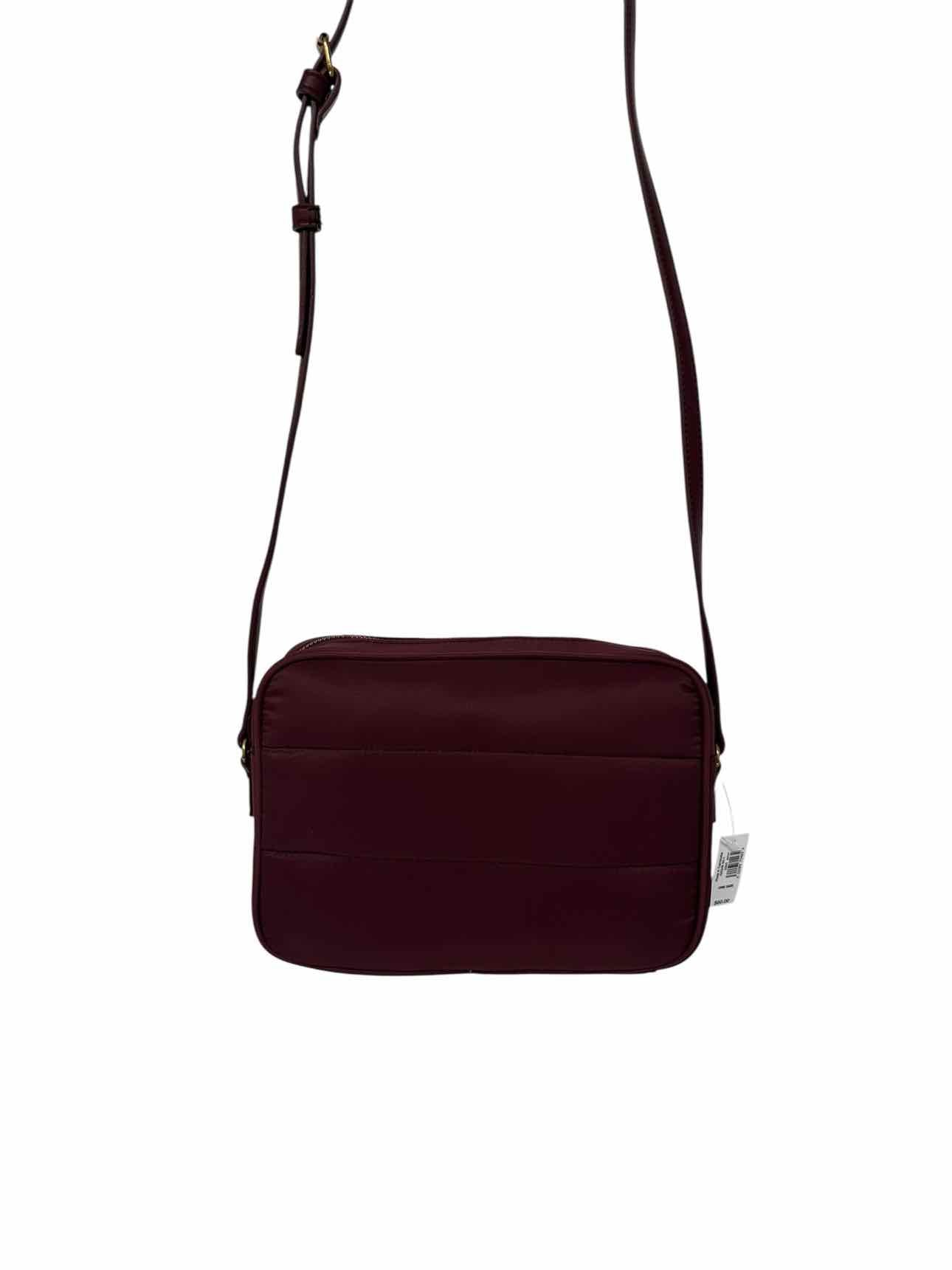 J. Crew Maroon Camera Bag Crossbody  **NEW**