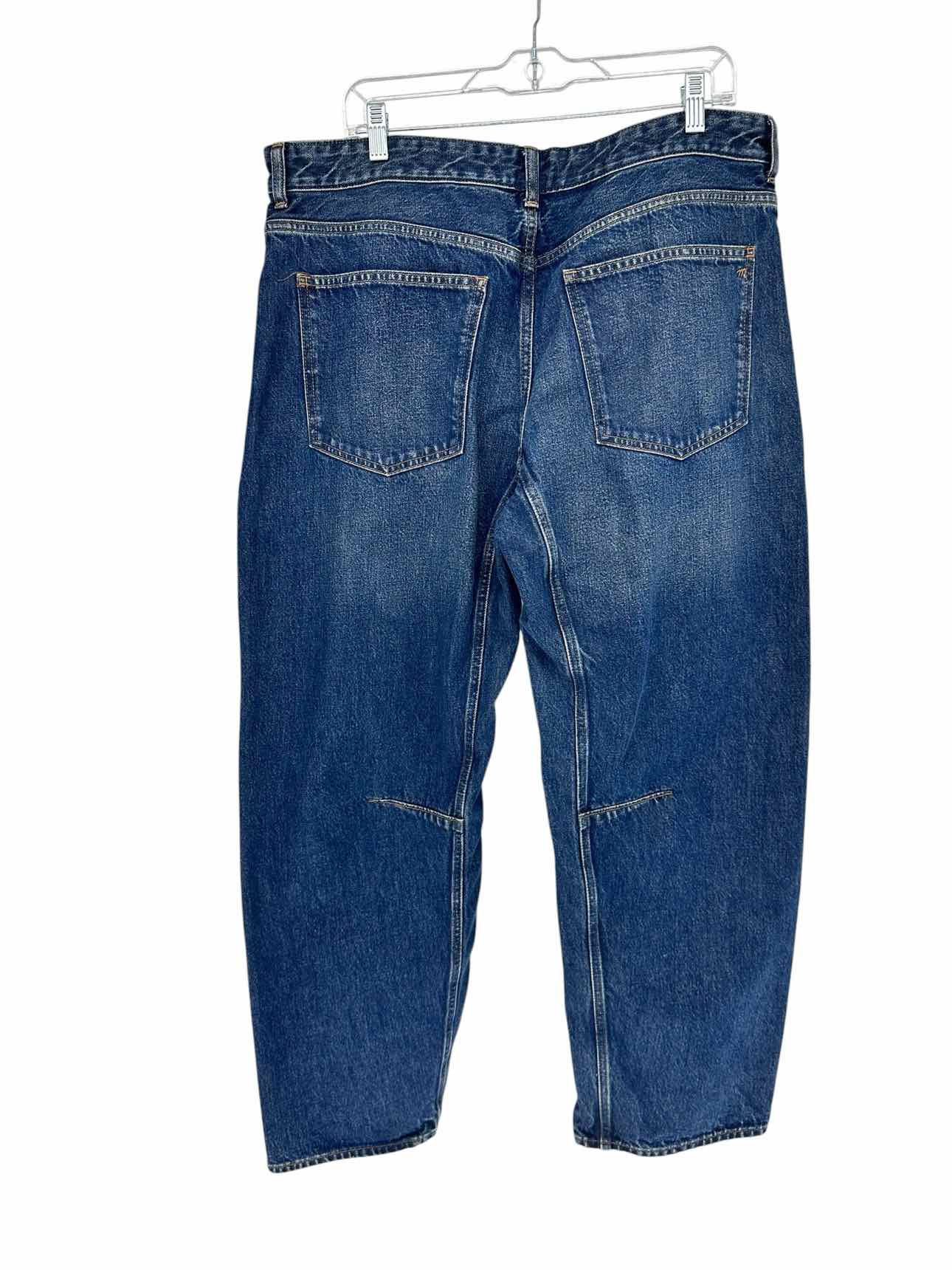 Madewell The Darted Barrel Leg Jean Blue Size 14T