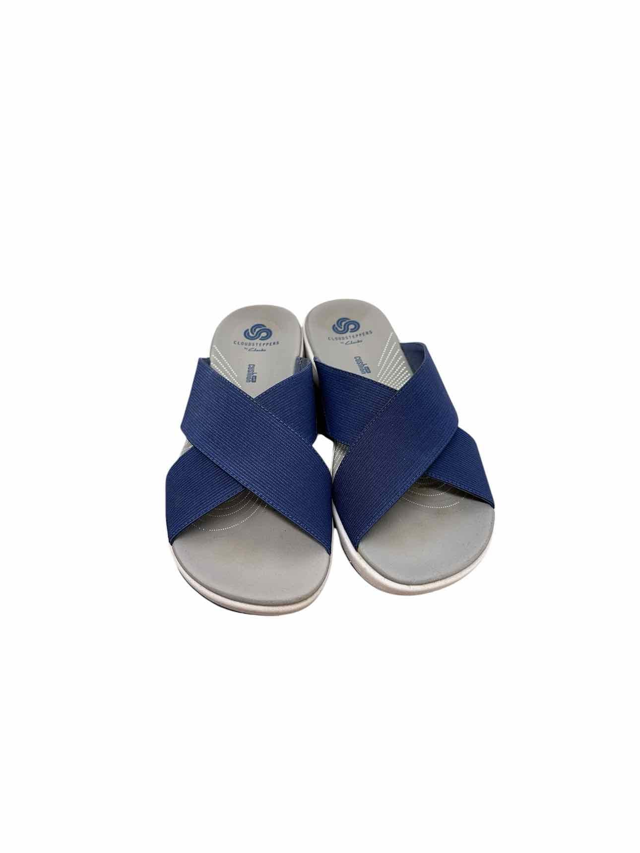 Clarks Arla Elin Blue Sandals Shoe Size 7