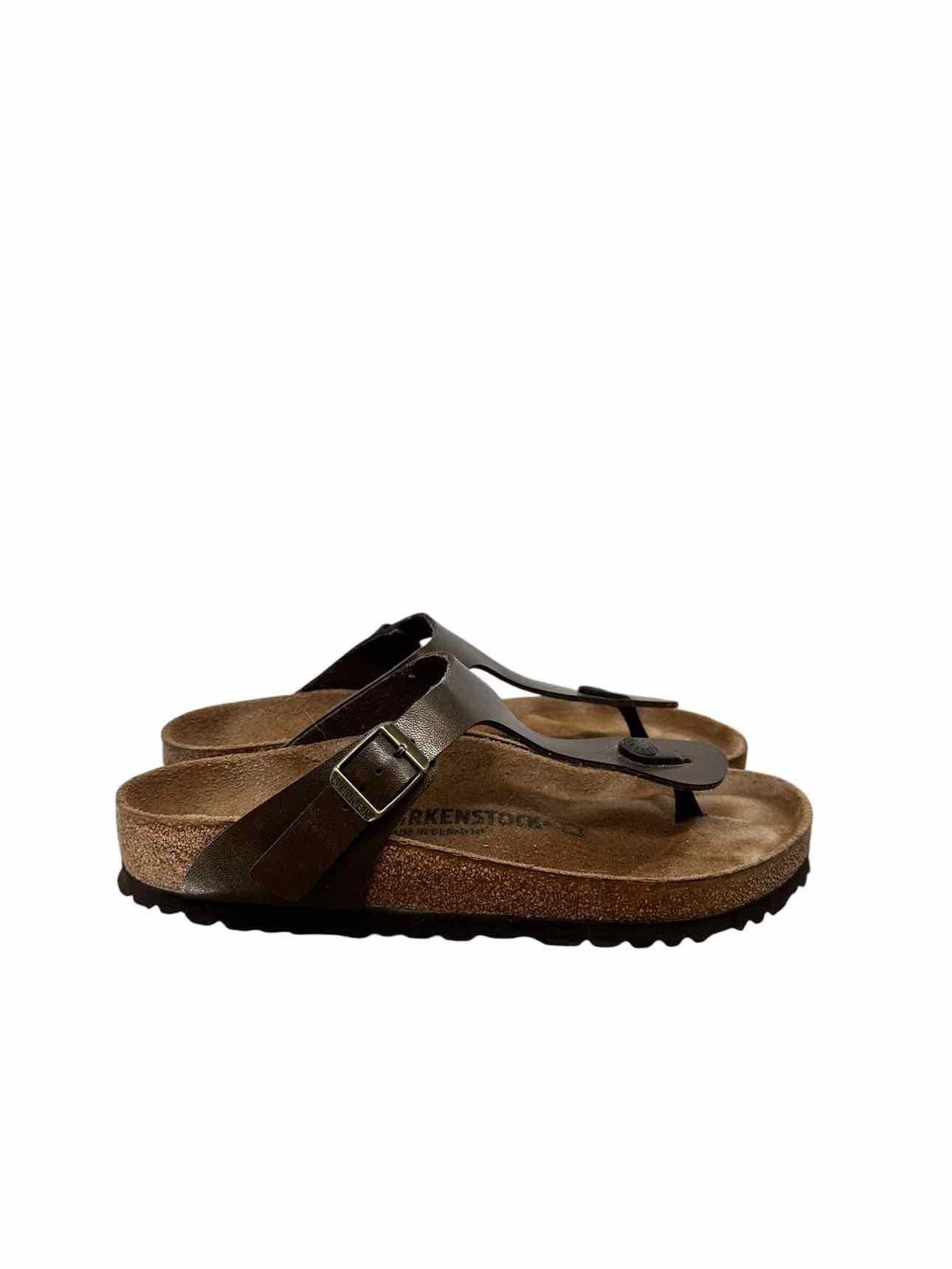 Birkenstock Gizeh Brown Sandals Shoe Size 8