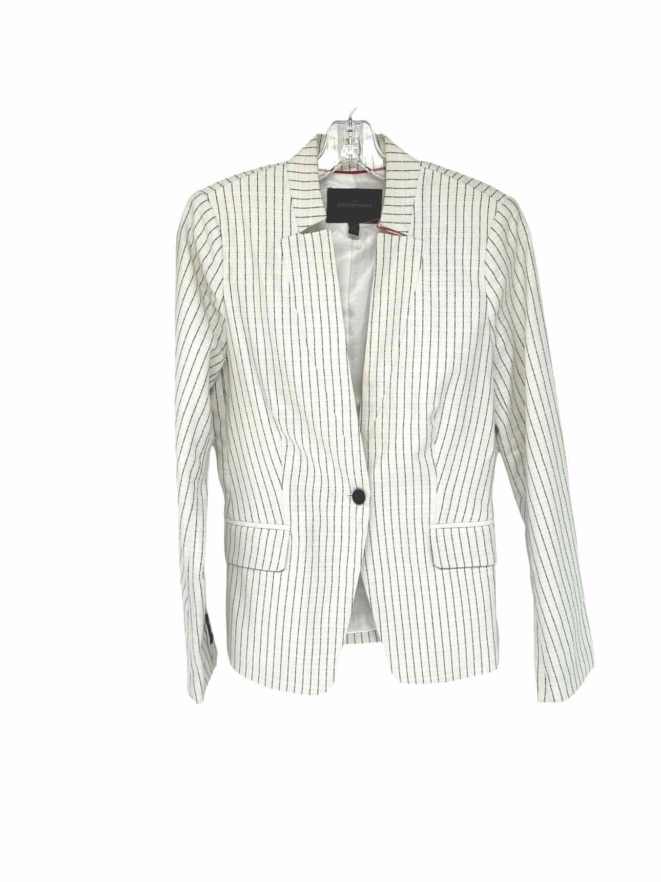 Banana Republic White Size 6 Blazer