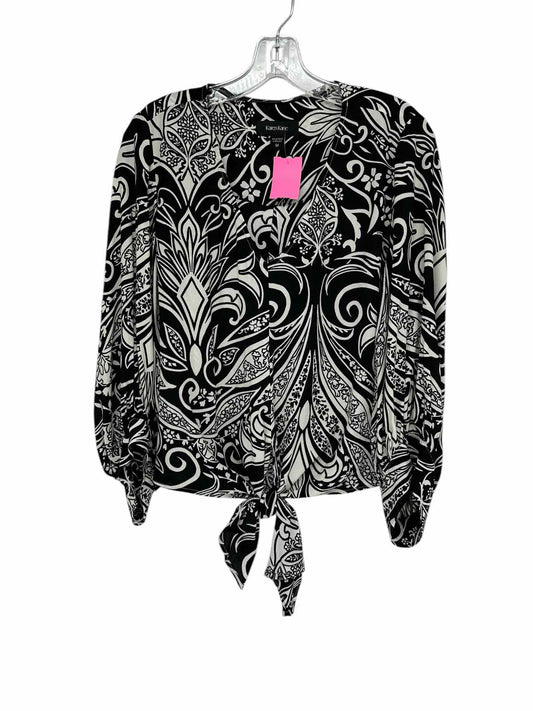 Karen Kane Black/White Size M 3/4 Sleeve Top
