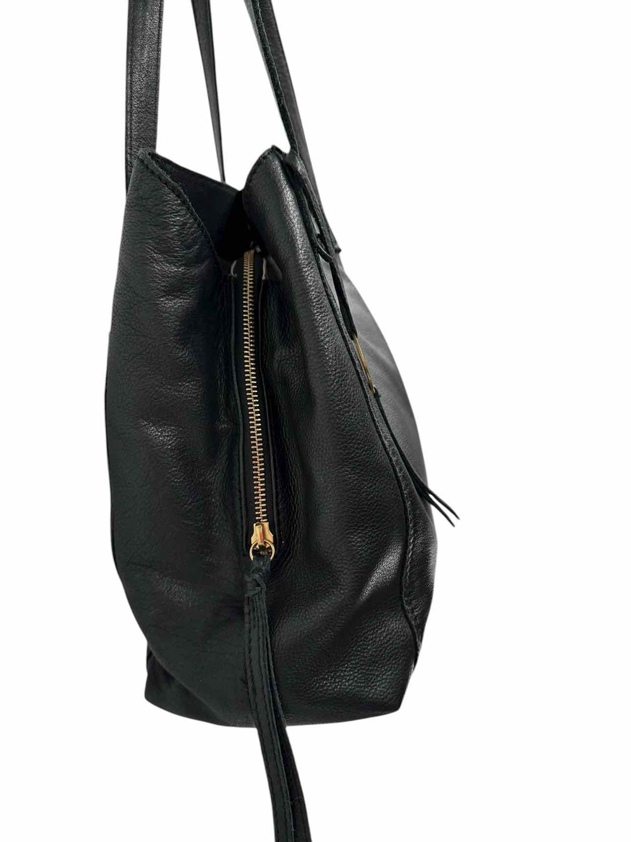 Margot Marcy Tote Black Leather Tote