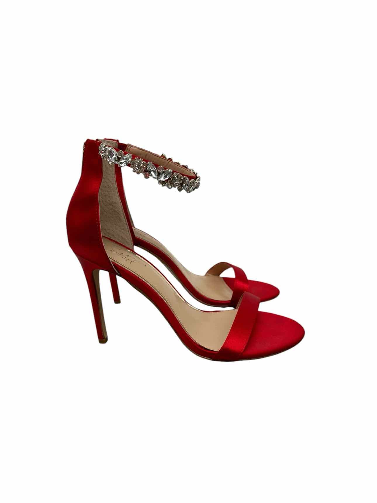 Badgley Mischka Red Dress Sandal SIZE 8.5 **NEW**