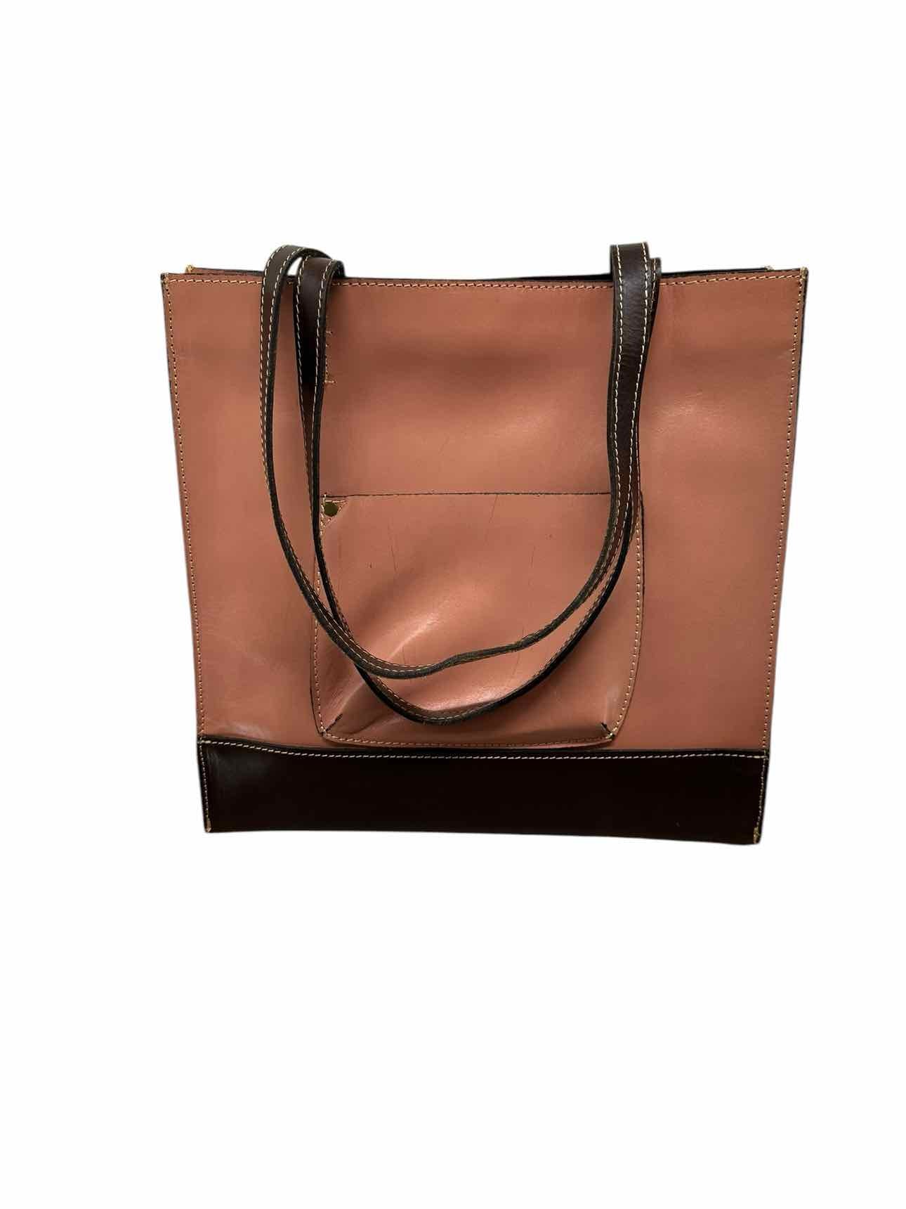 Patricia Nash Pink Toscano Winter Bloom Leather Tote