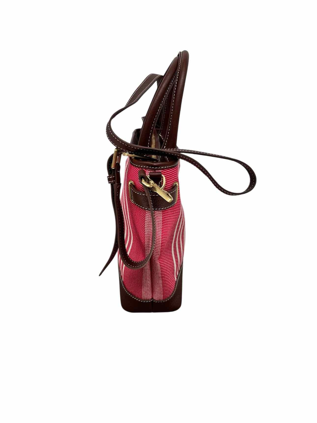 Talbots Red Canvas Satchel