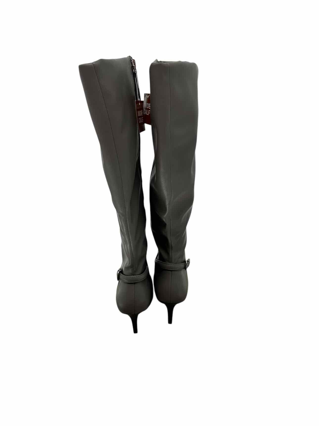 Franco Sorto Gray Wide-Calf Boots **NEW** Shoe Size 7.5