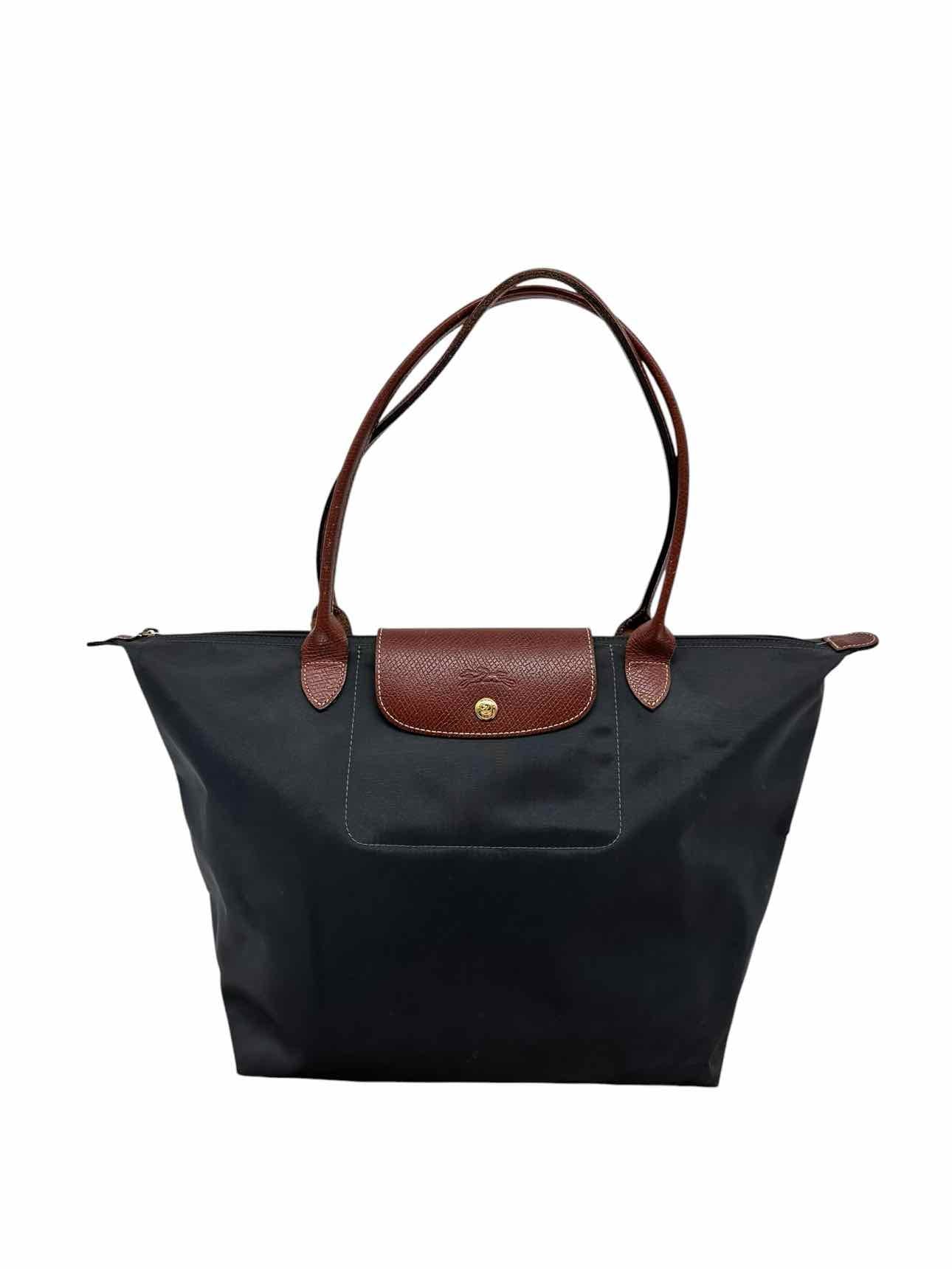 Longchamp Le Piliage Tote w/ Leather Trim
