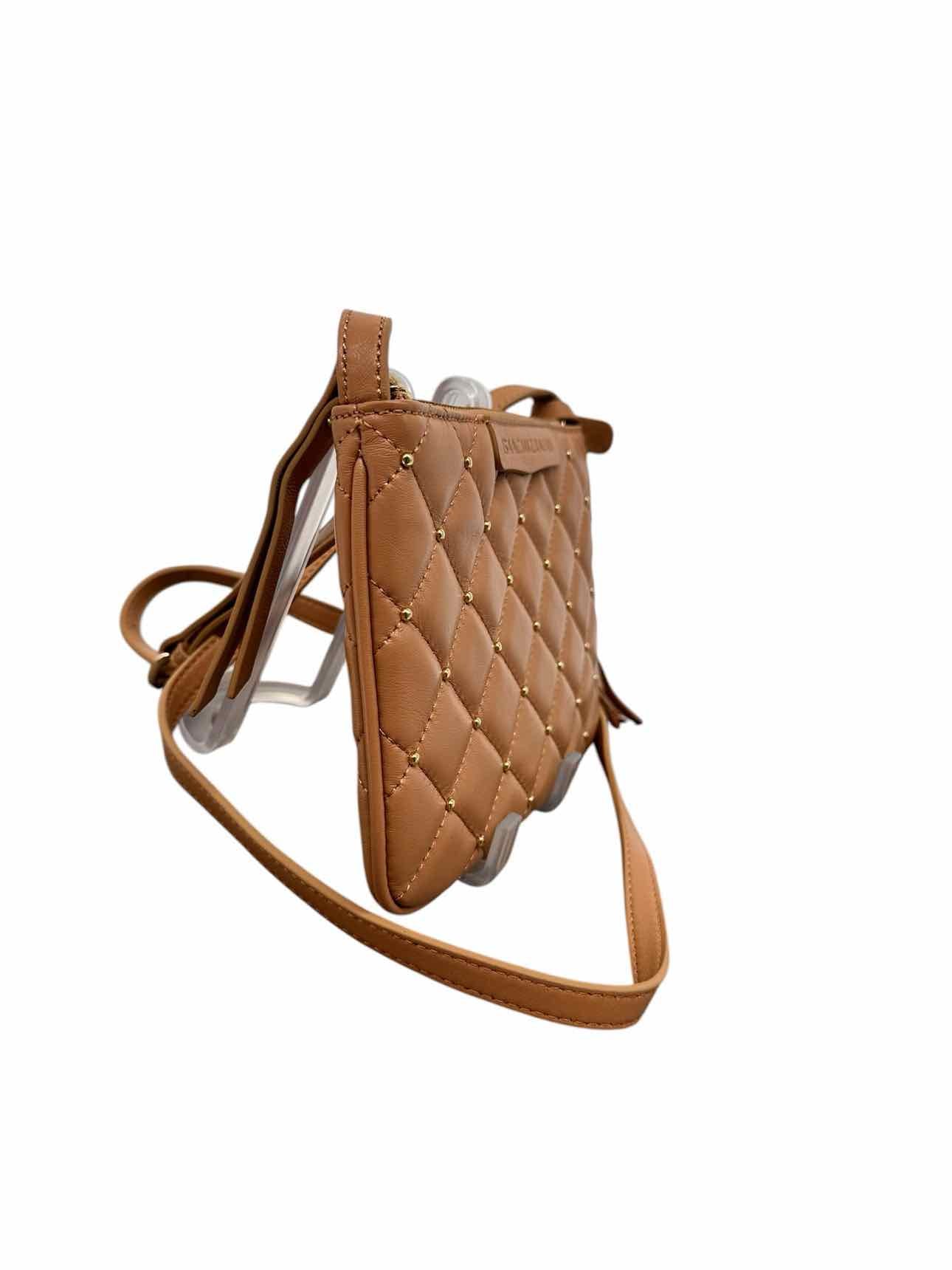 Isaac Mizrahi New York Beige Leather Crossbody **NEW**