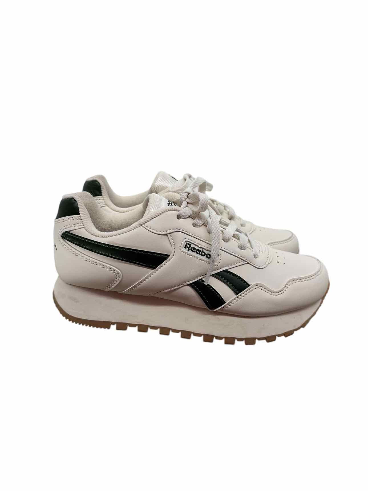 Reebok Harman Classic in Chalk & Green Sneakers Shoe Size 7