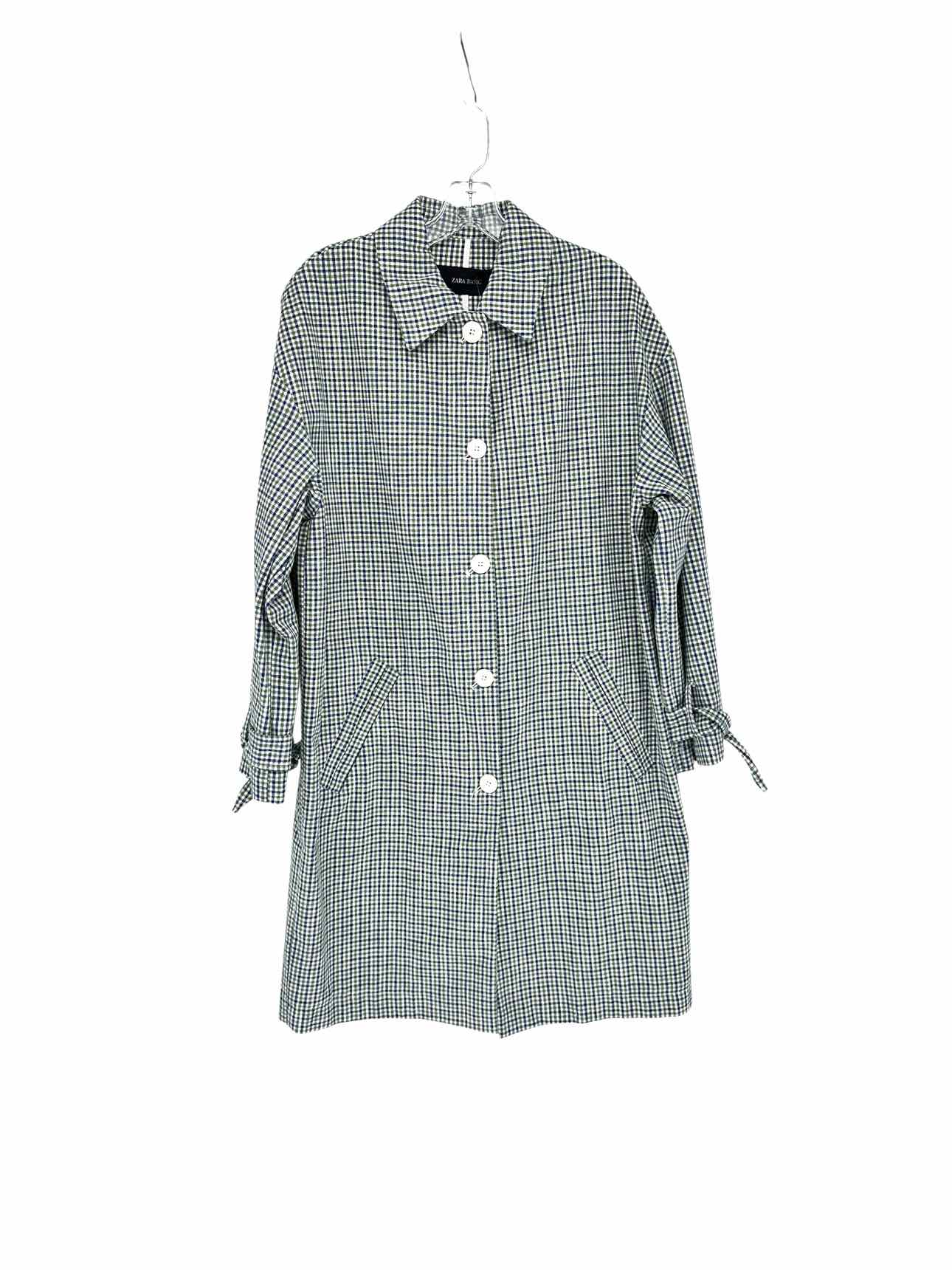 Zara Green & Blue Jacket Size M **NEW**