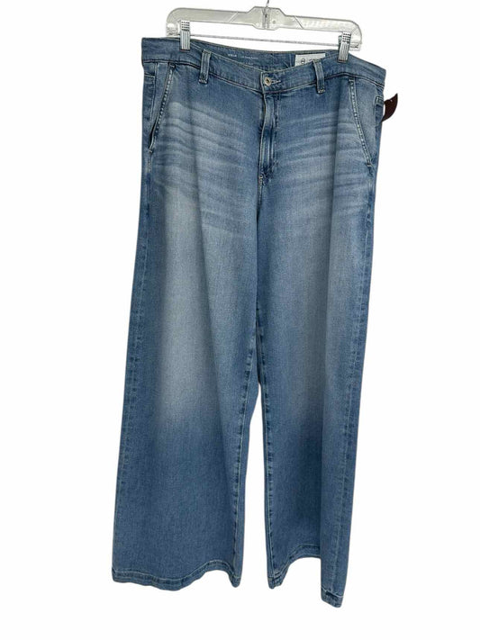 Adriano Goldschmied Stella Low Slung Palazzo Jeans Size 16