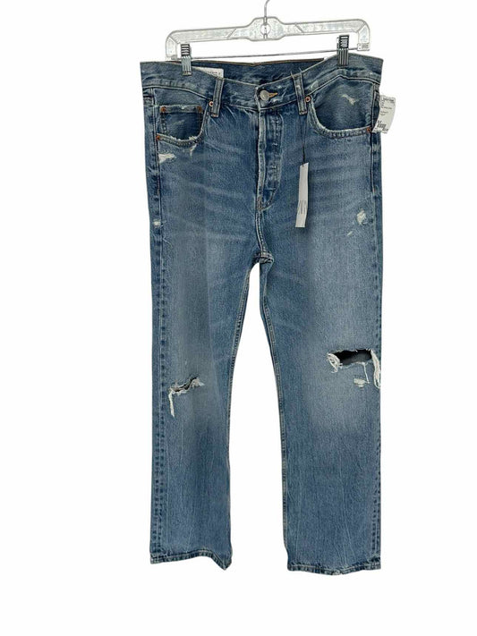 Zara Boyfriend Fit Blue Jeans Size 8 **NEW**