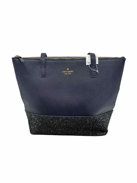 Kate Spade Greta Court Penny Glitter Zip Top Tote