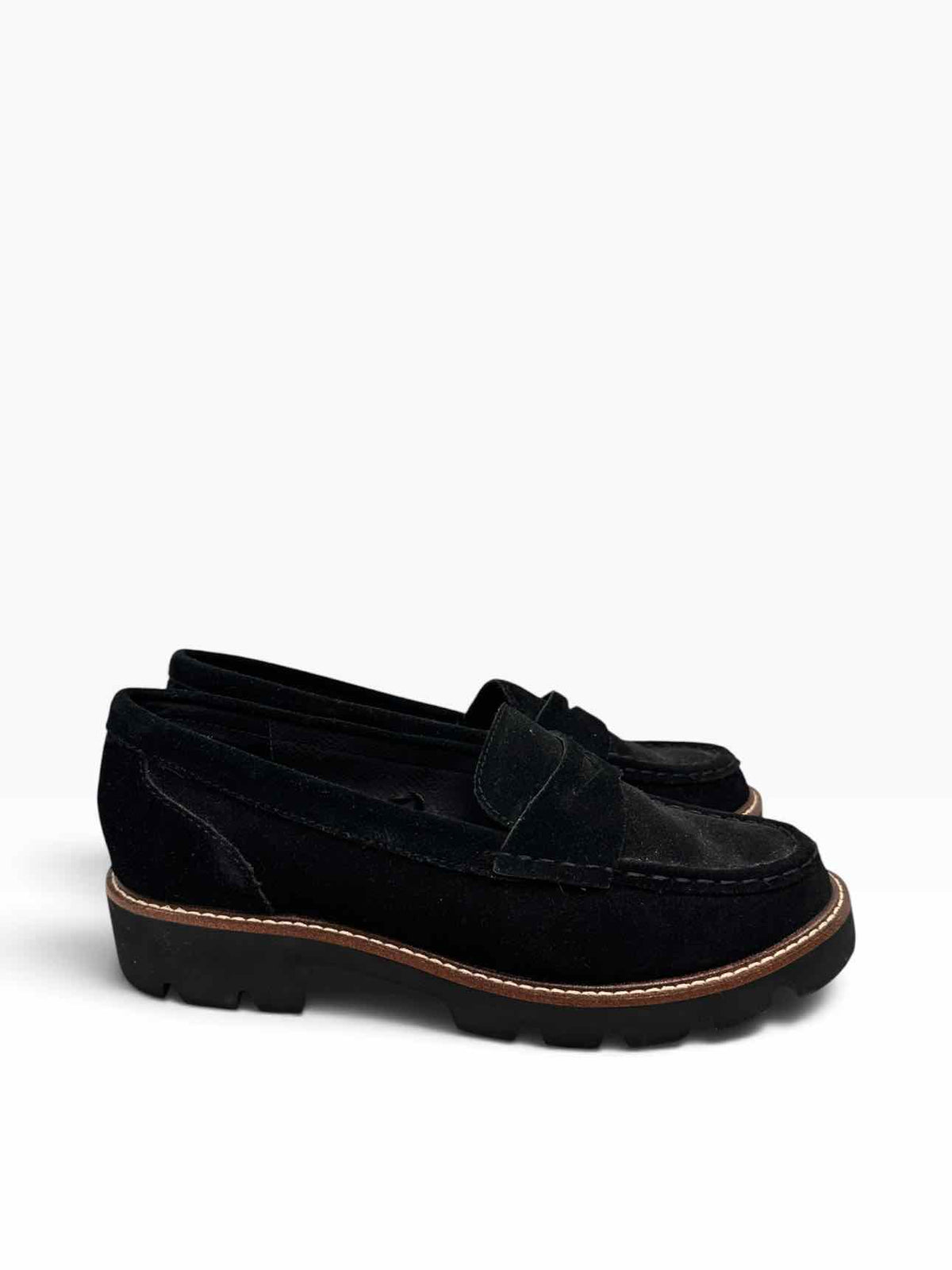 White Mountain Black Shoe Size 9.5W Loafers