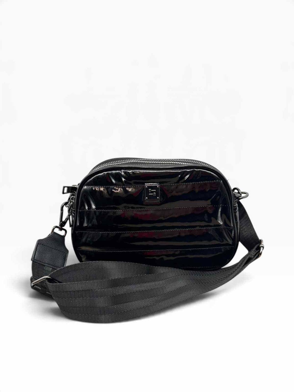Think Roylin Black Faux Leather Stargazer Crossbody