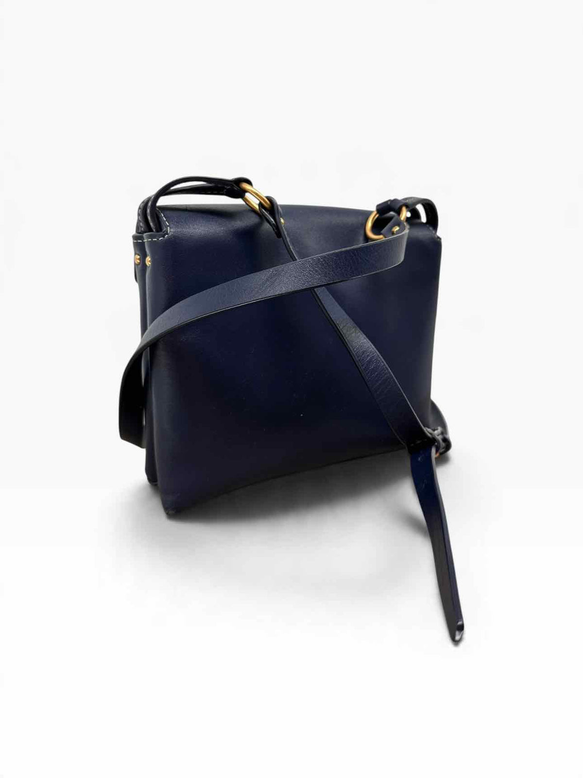 Tory Burch Miller Navy Leather Crossbody  **AS IS**