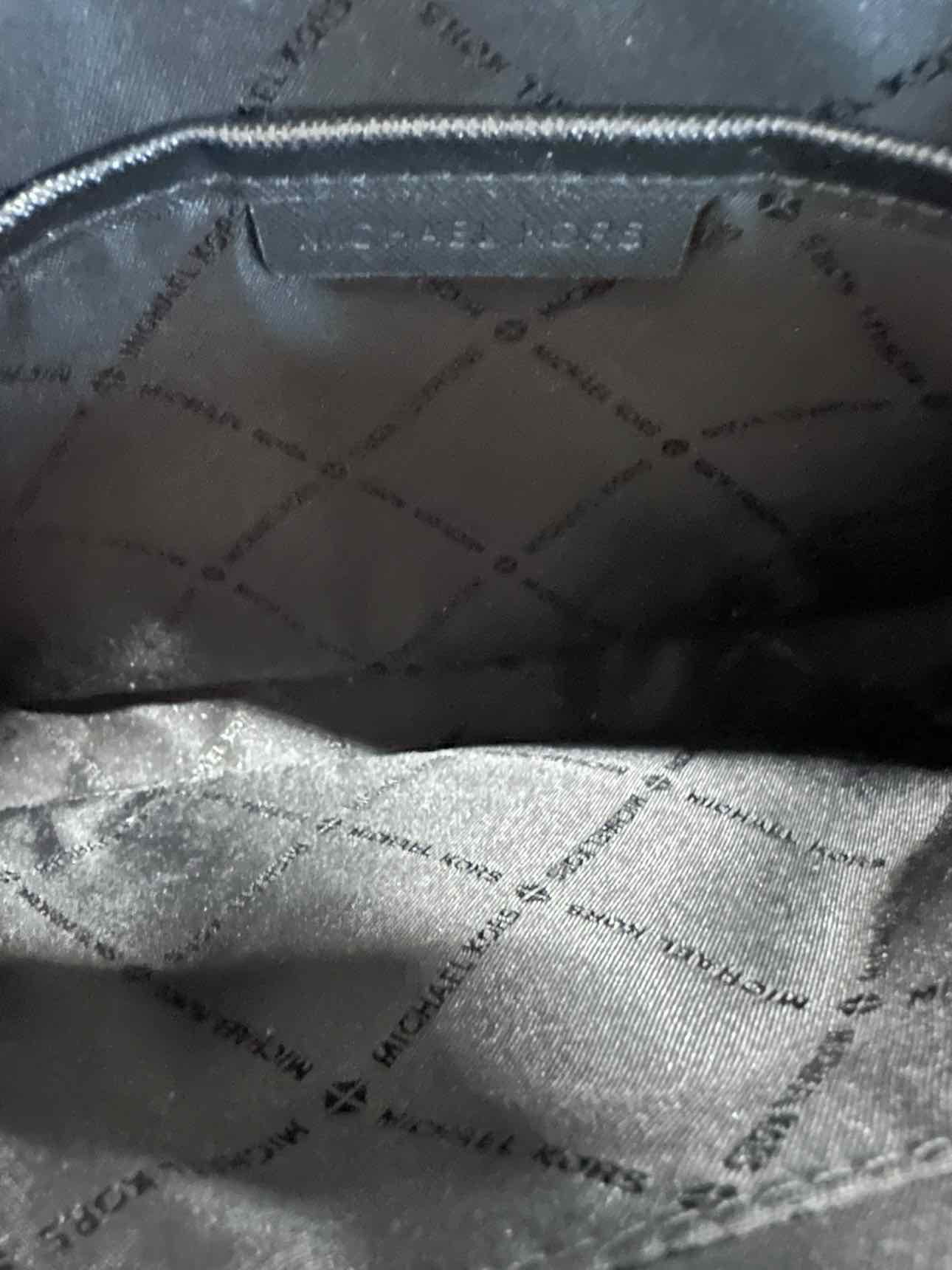Michael Kors Jet Set Black Leather Crossbody