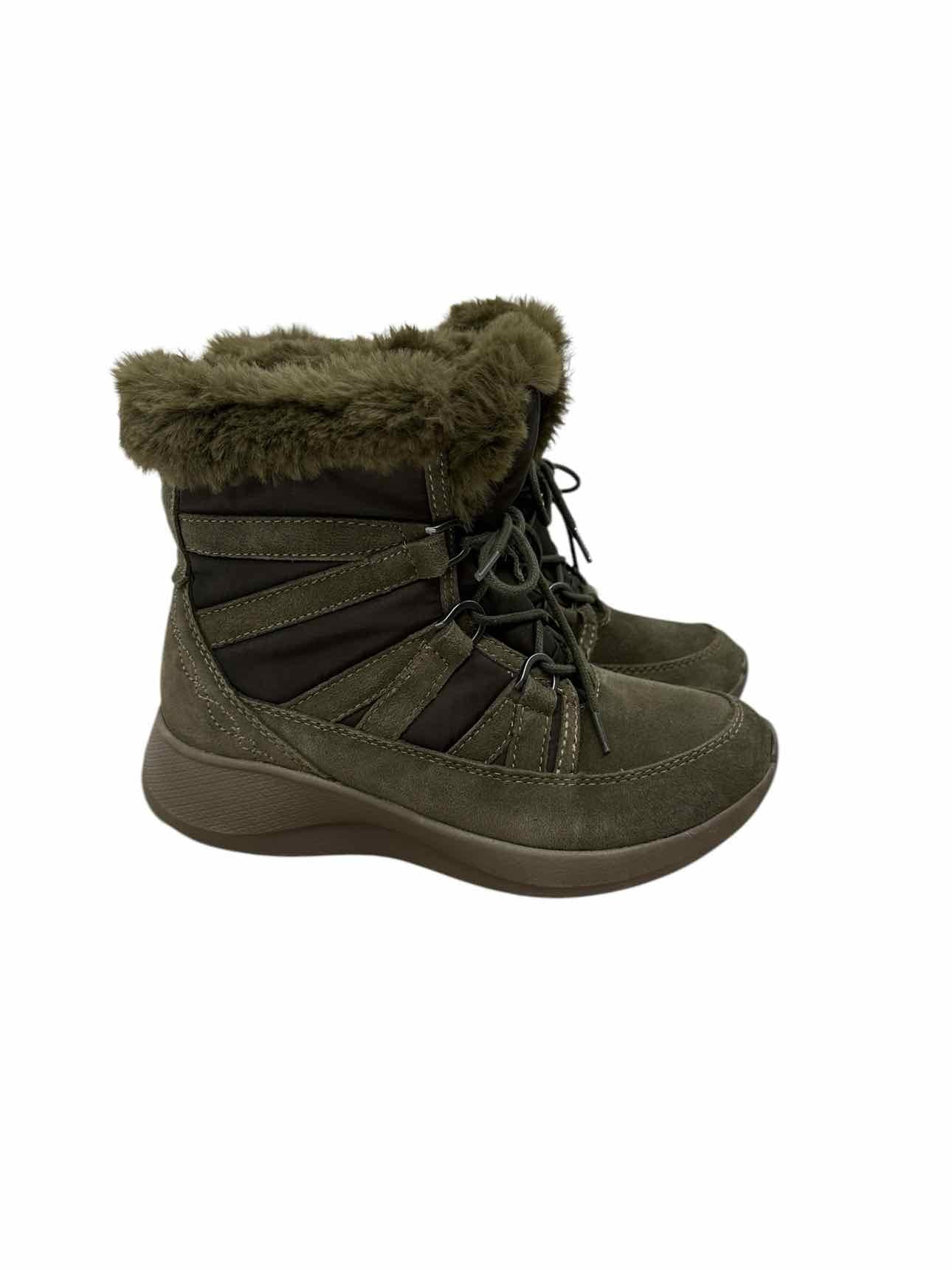 Earth Origins Green Drift Dakota Boots Shoe Size 7