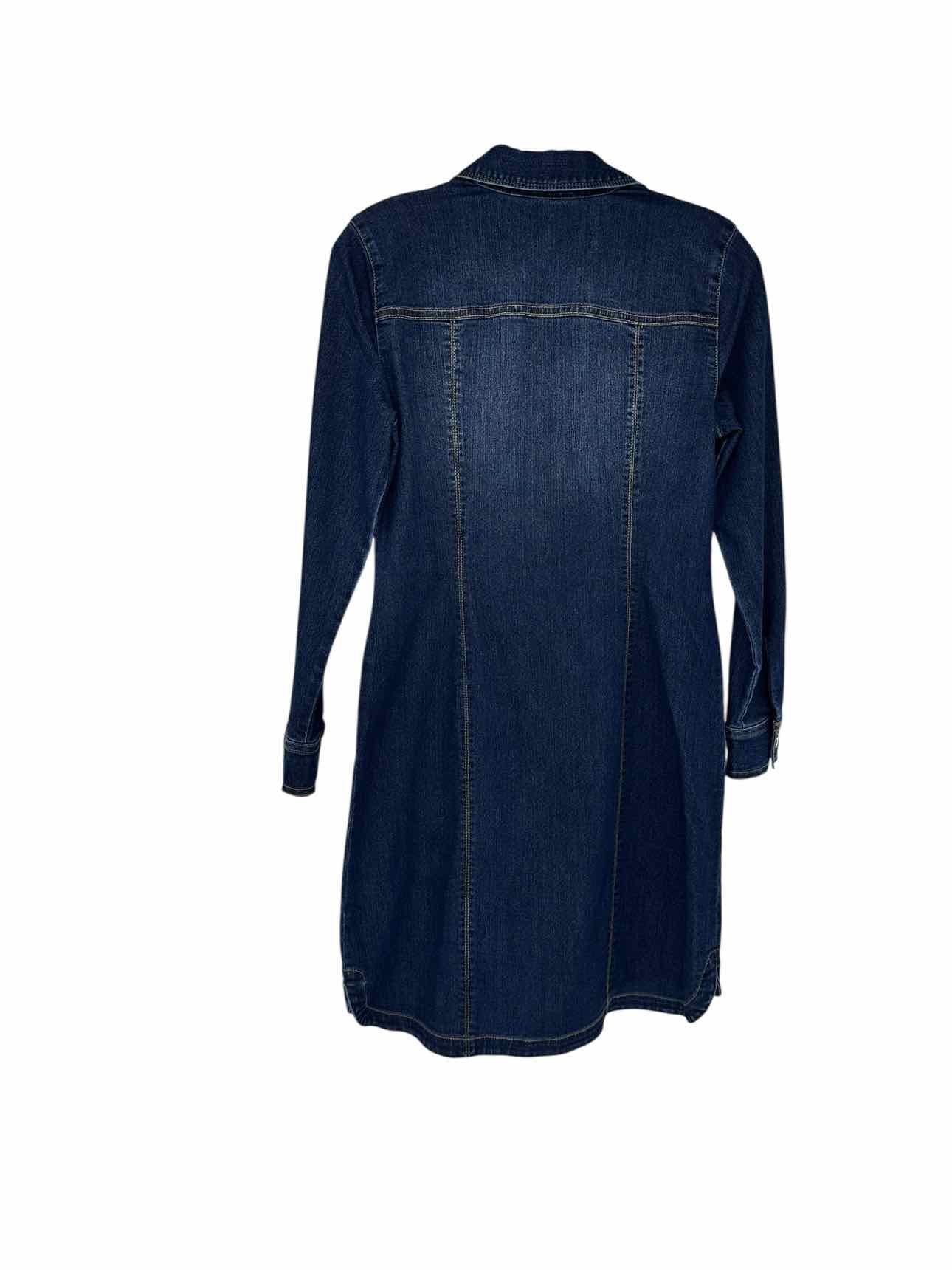 I.N.C. Blue Jean Long Sleeve Dress Size 6P **NEW**