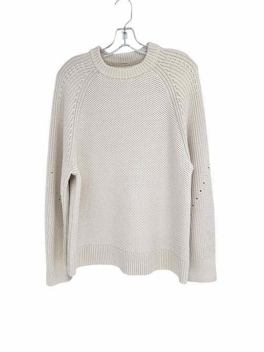 Lululemon Honeycomb Crewneck Sweater Off-White Size S