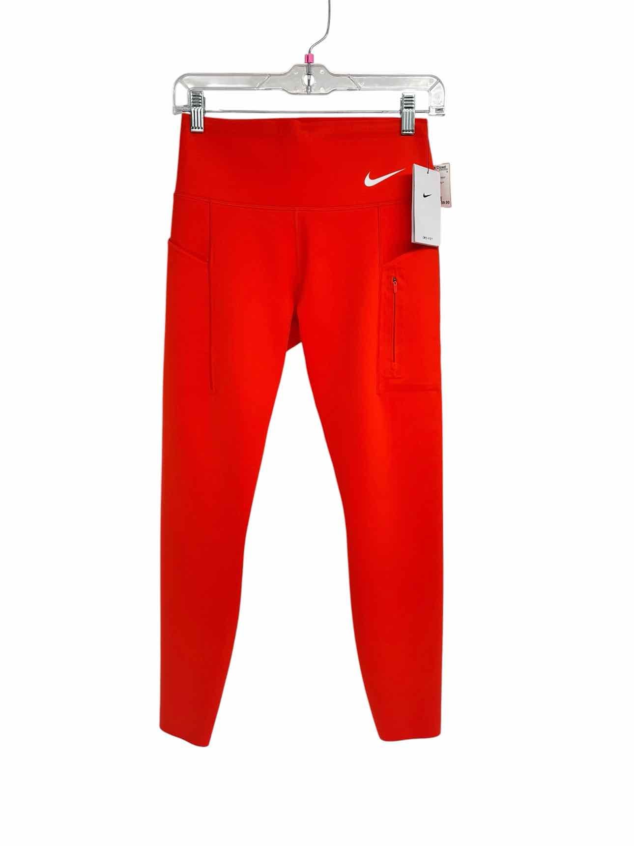 Nike Orange Size L Training Legging **NEW**