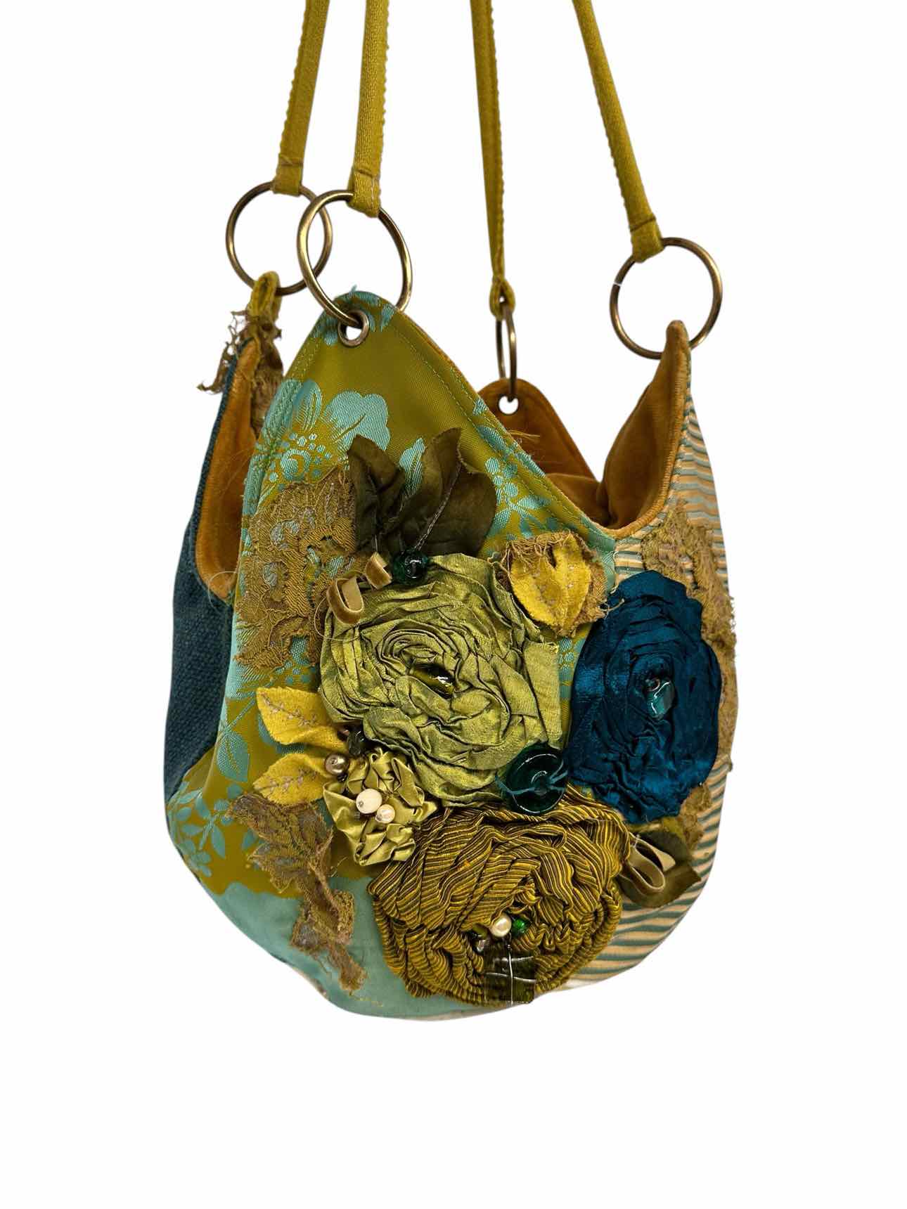 Bonzie Multi-Color Cloth Hobo