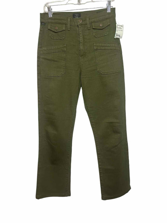 Citizen of Humanity Green Kamila Patch Pocket Flare Jeans Size 2