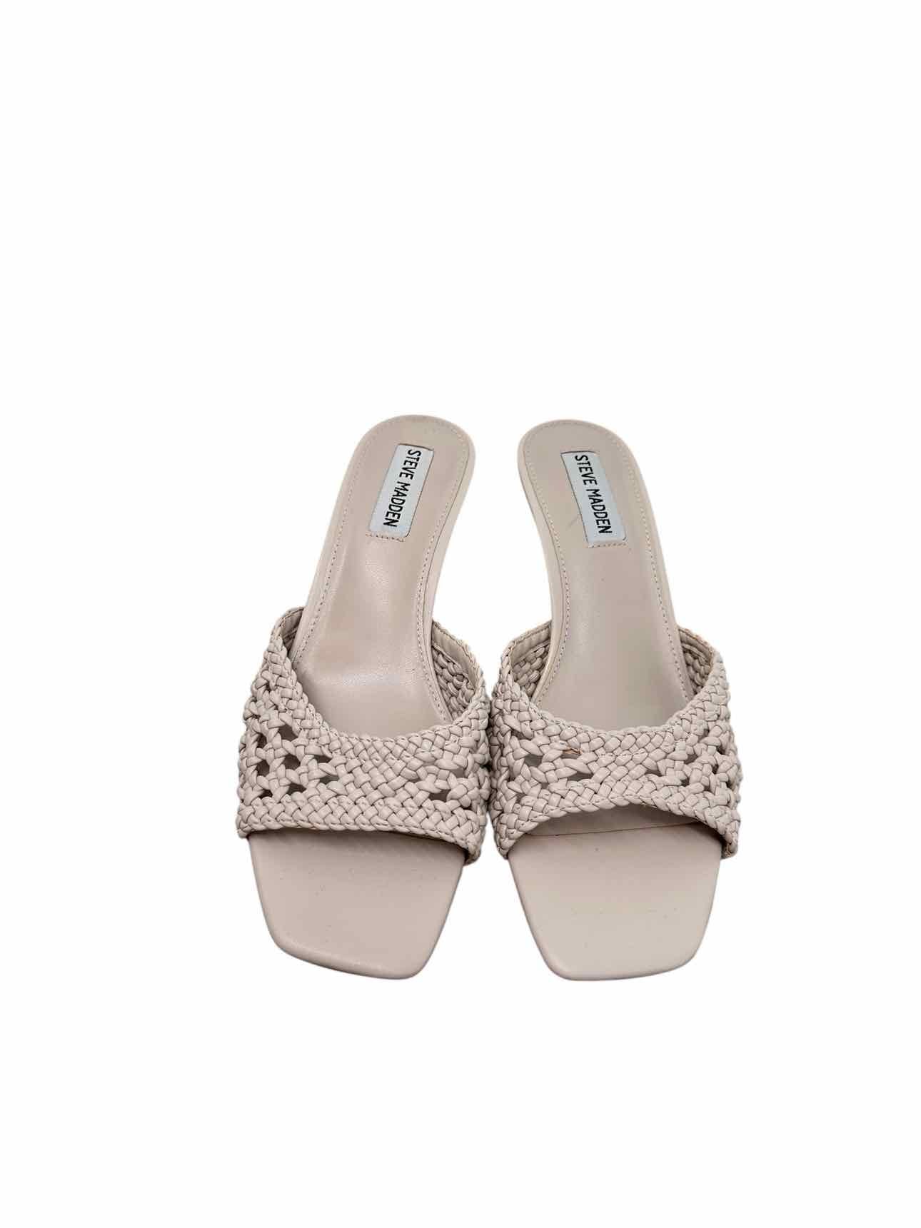 Steve Madden Off-white Sandals Shoe Size 8.5 **NEW**