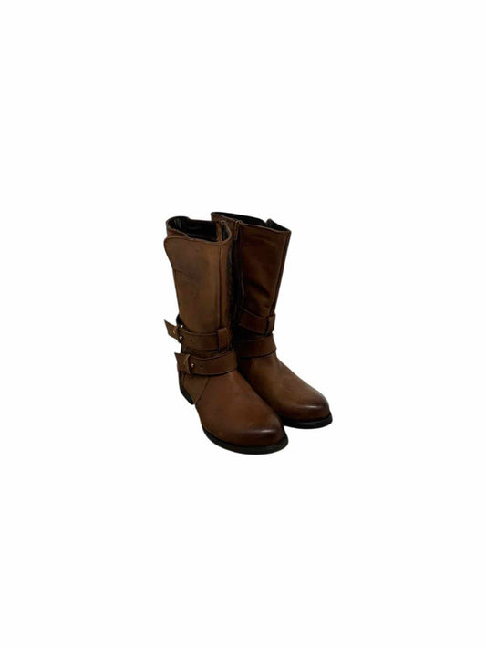 Steve Madden Kristenn Tan Boots Shoe Size 8 **NEW**