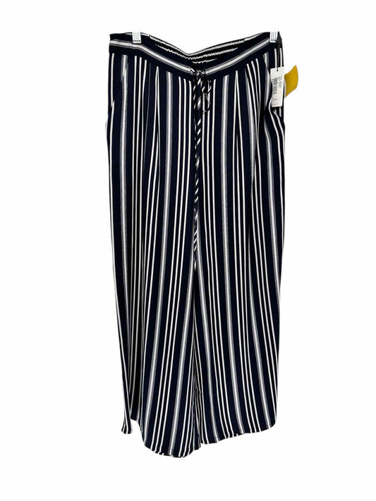 Adriano Goldschmied Navy Stripe Pants Size S **NEW**
