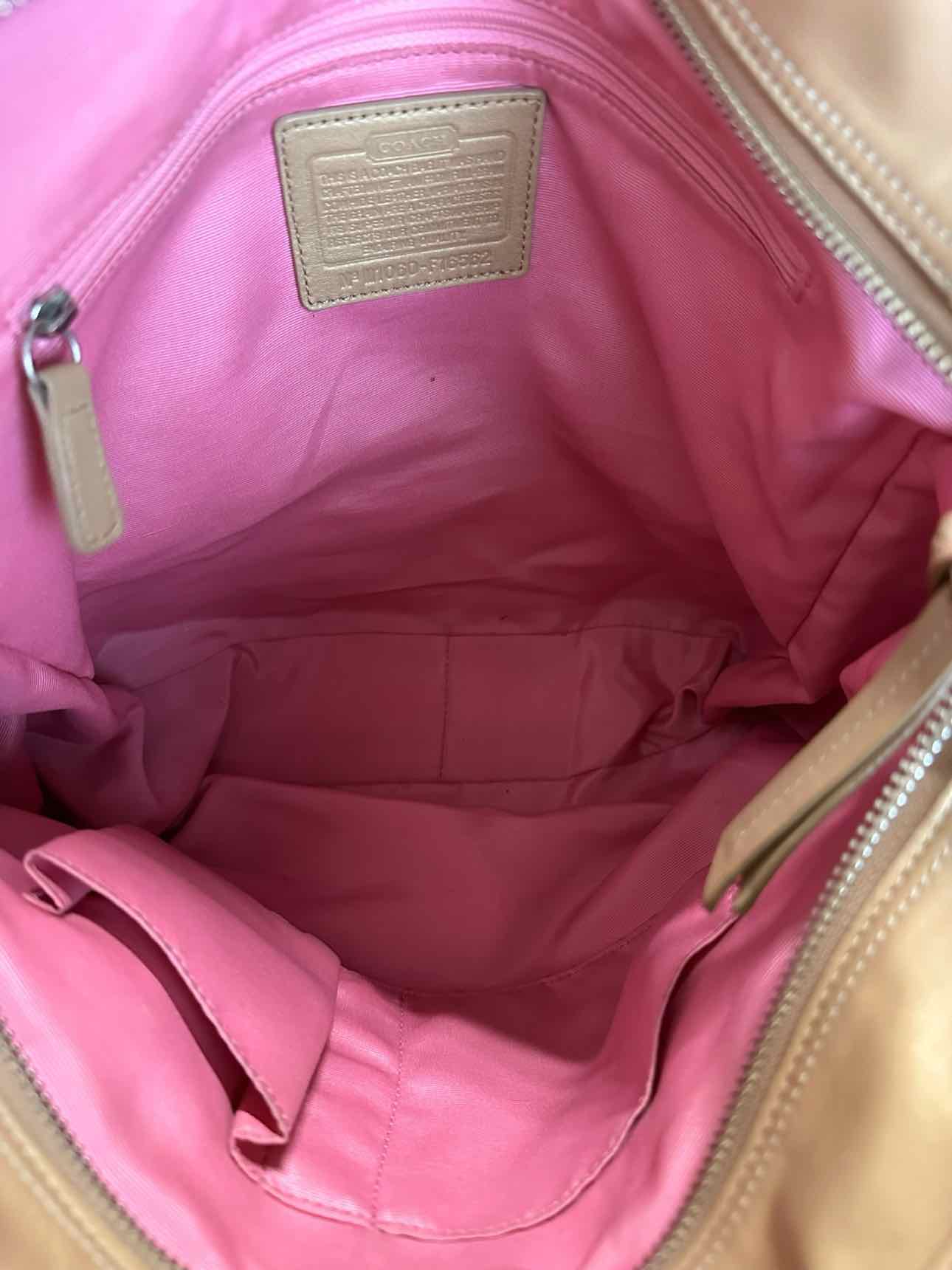 Coach Gallery Tote Beige Leather Tote
