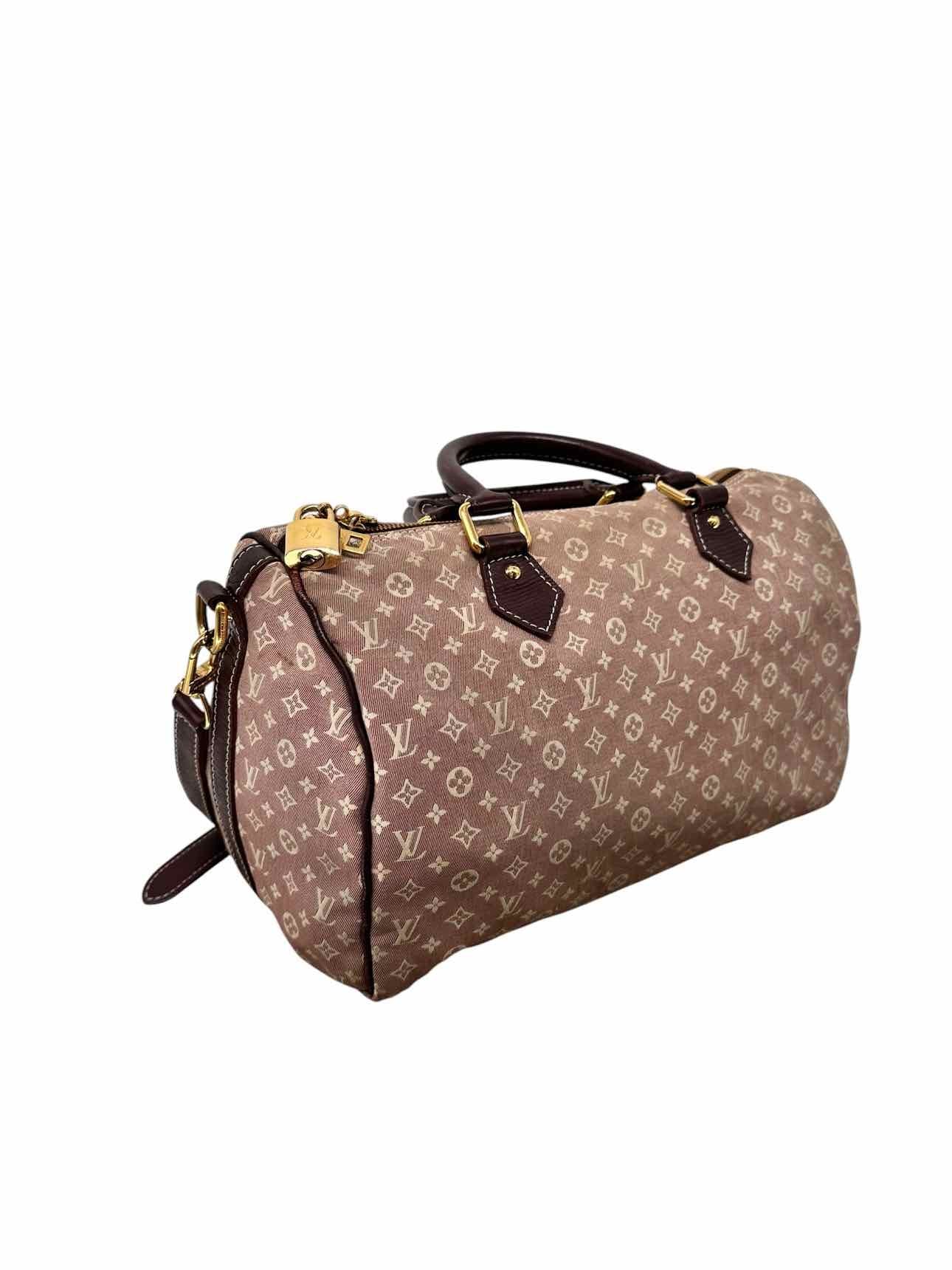 Louis Vuitton Idylle Speedy Bandouliere 30 Cloth Shoulder Bag