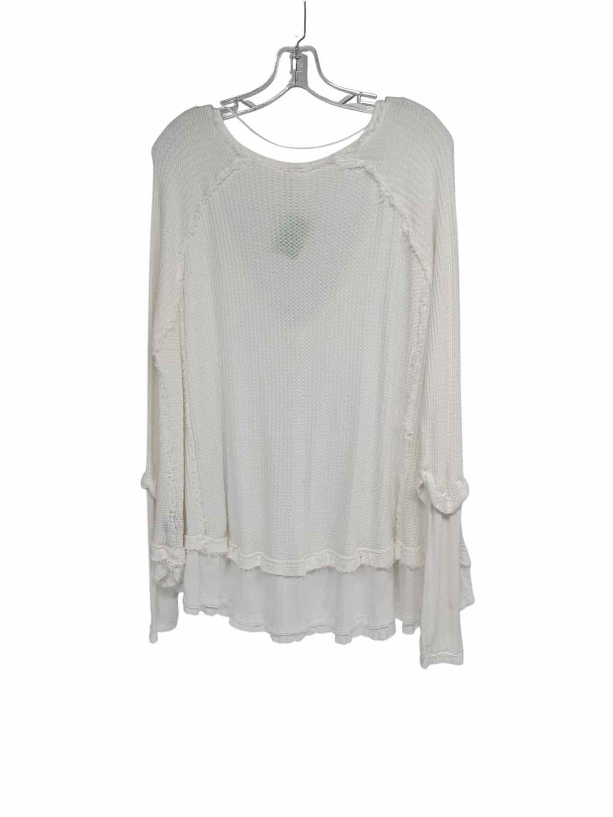 We The Free White Size M Long Sleeve Top