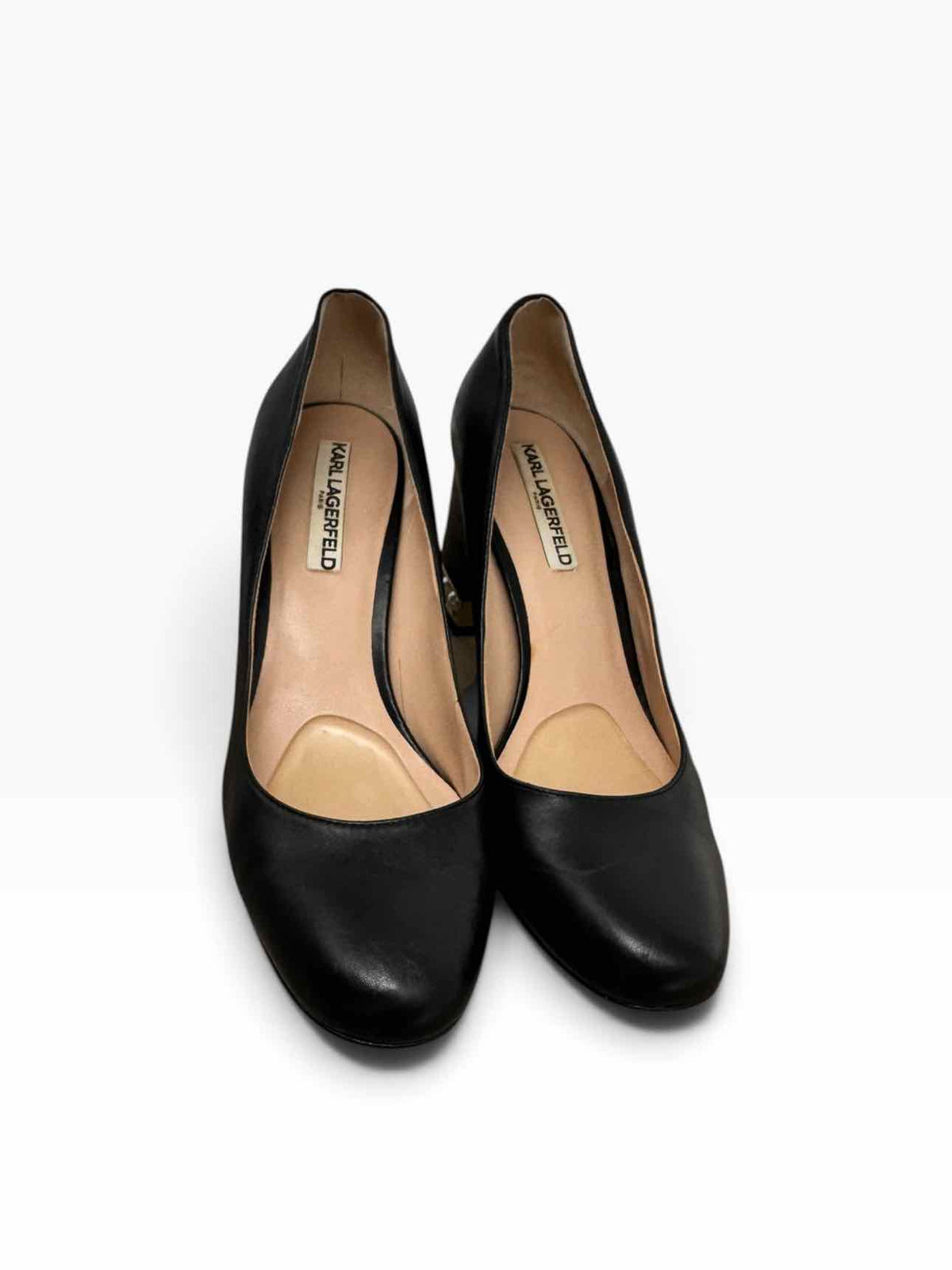 Karl Lagerfeld Sally Pumps Black Shoe Size 10