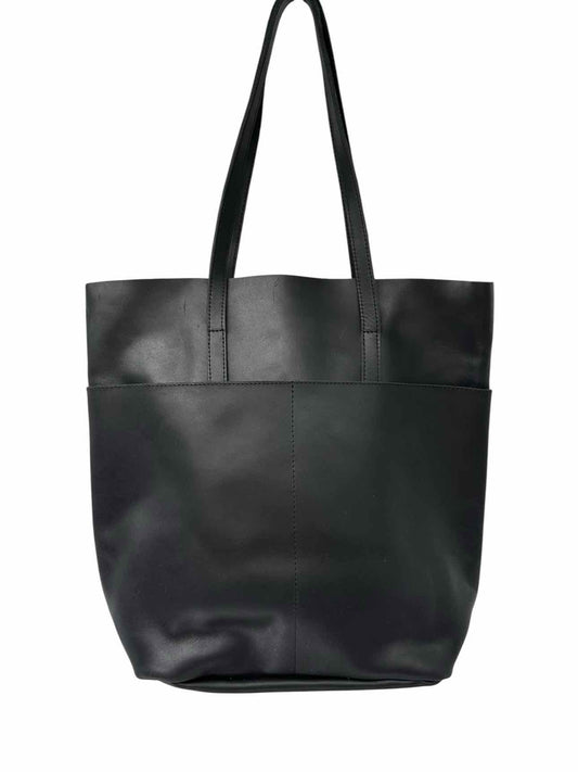 Able Selam Tote Black Leather Tote