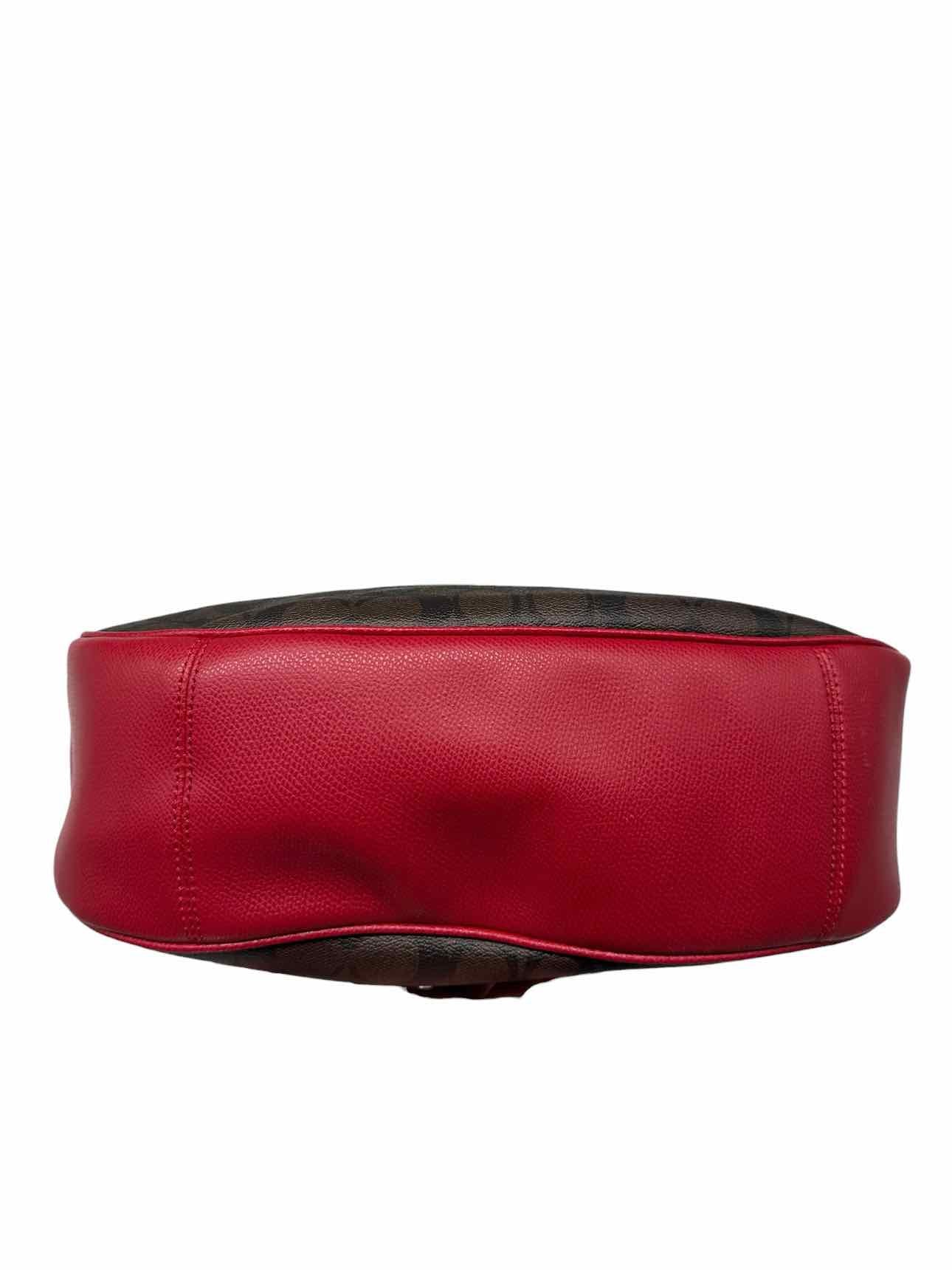 Coach Signature Harley Hobo w/ Red Trim  **NEW**