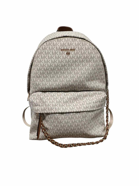 Michael Kors Off-White Slater Signature Backpack