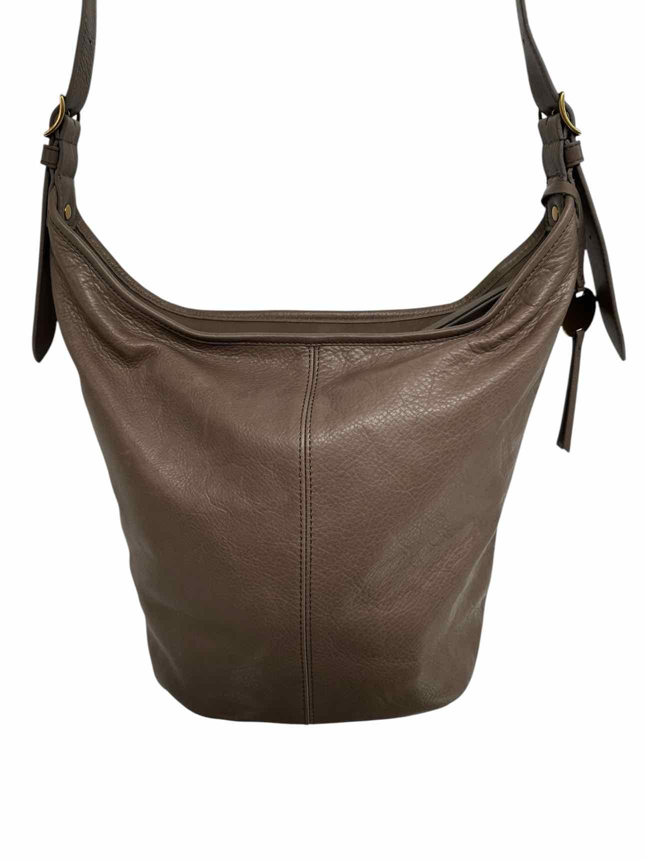 Margot Taupe Leather Hobo