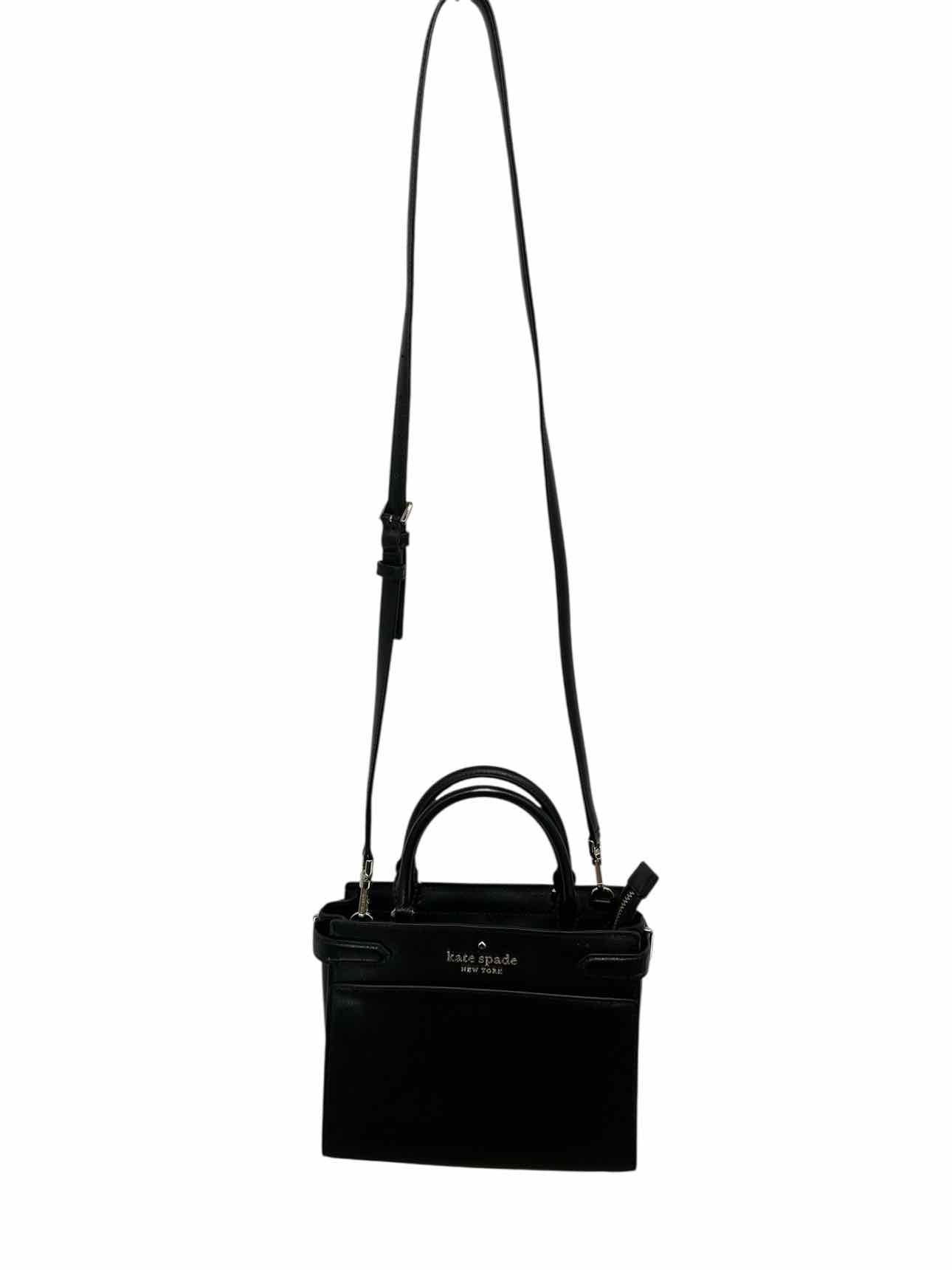 Kate Spade Small Staci Satchel Black Leather Satchel