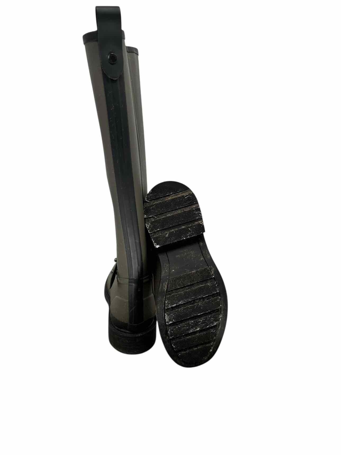 Rag & Bone Riding Rain Boots Gray Shoe Size 6.5