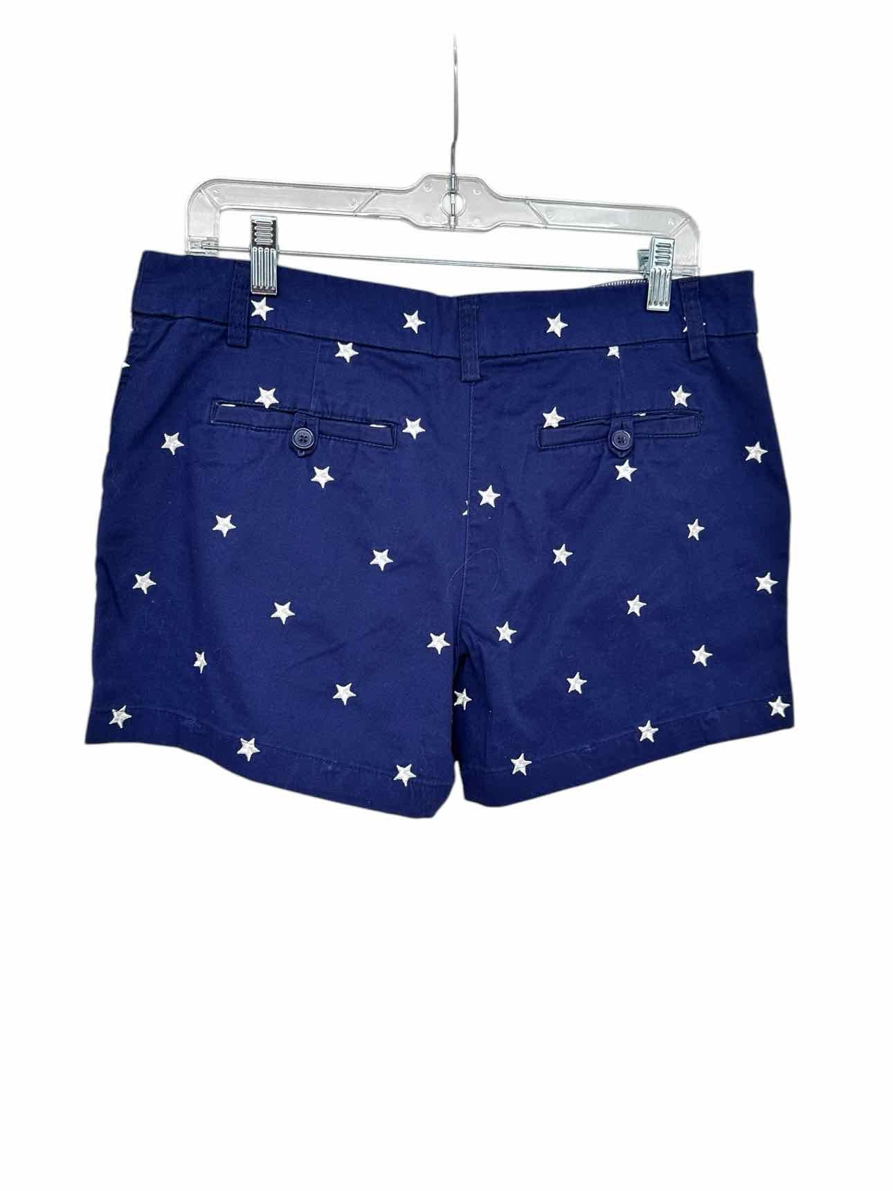 British Khaki Navy Shorts w/ Stars Size 10