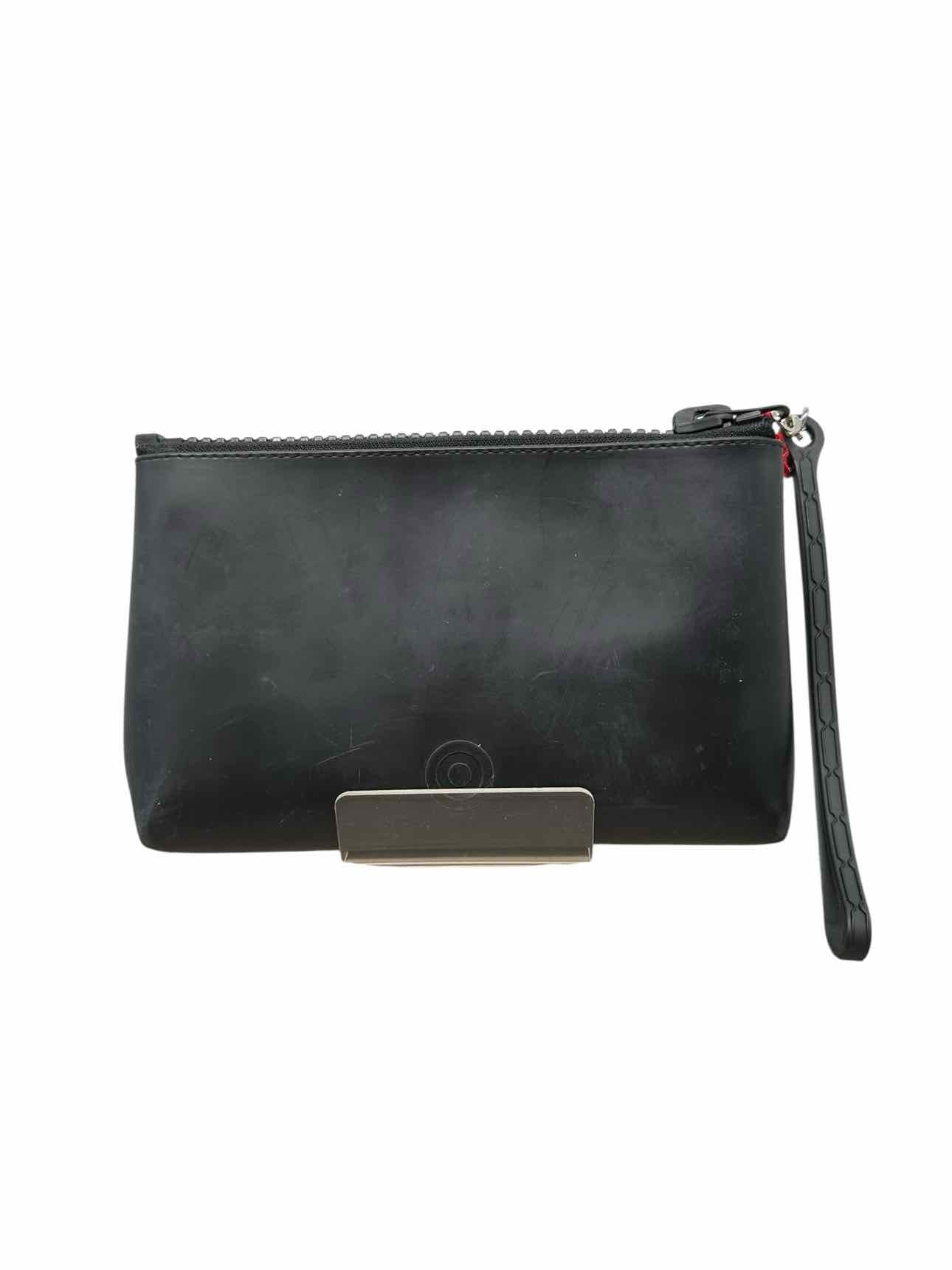 Hunter Black Rubber Wristlet **NEW**