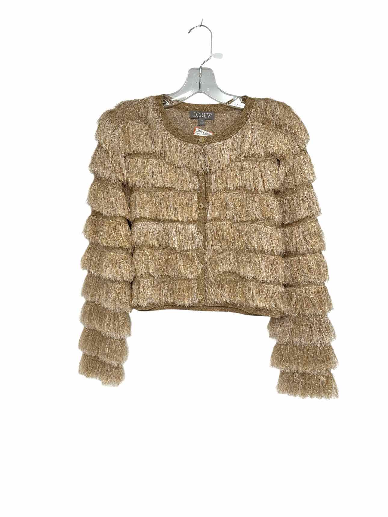 J. Crew Gold Size XS Cardigan