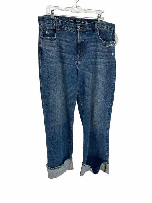 American Eagle Blue Stovepipe Jeans Size 16