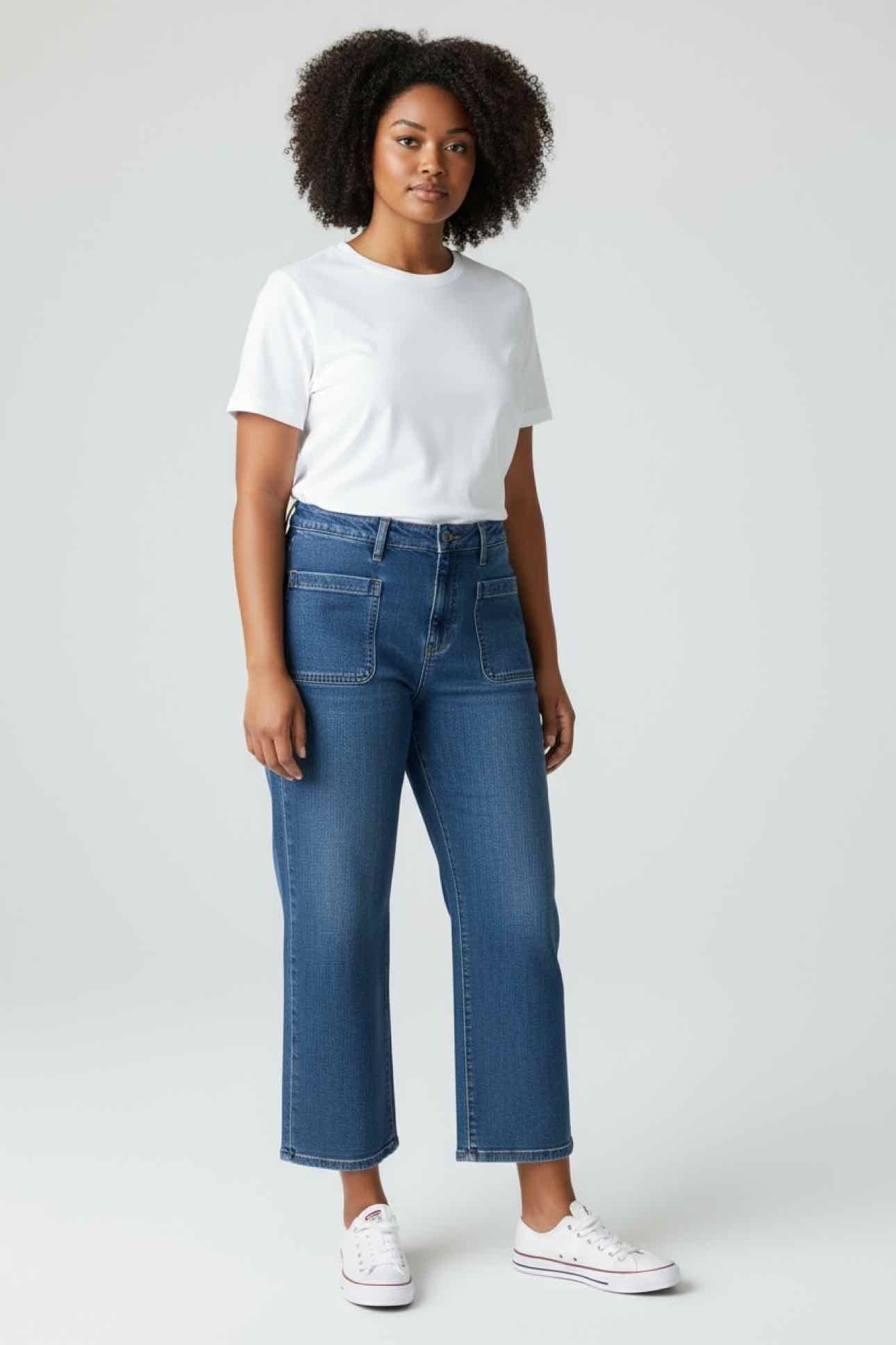J. Crew Slim Wide Leg Jeans Size 14P
